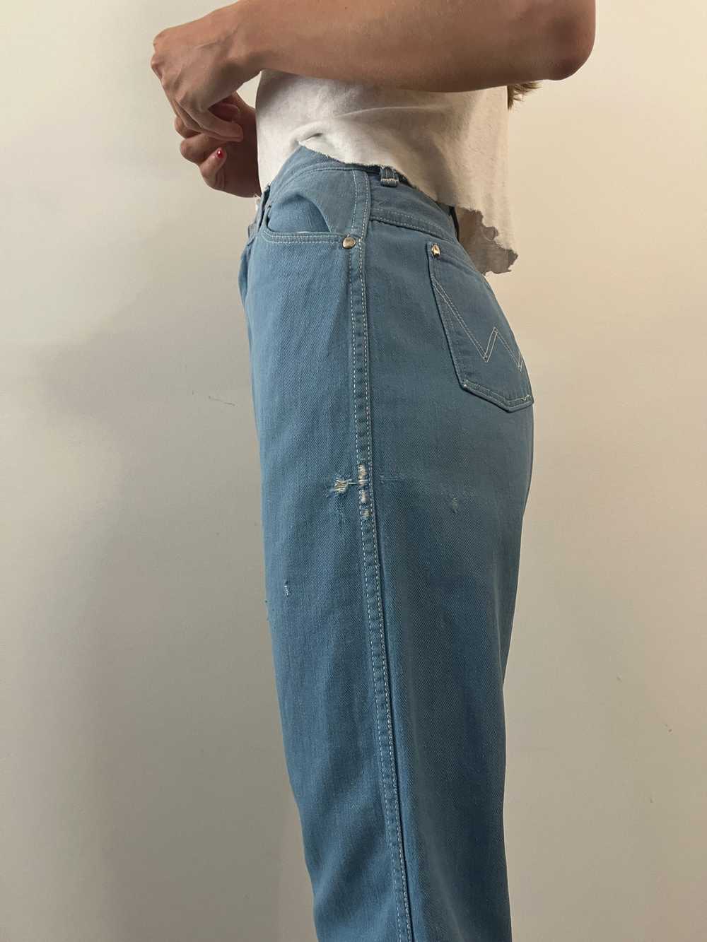 60s Denim Chambray Wranglers - image 4