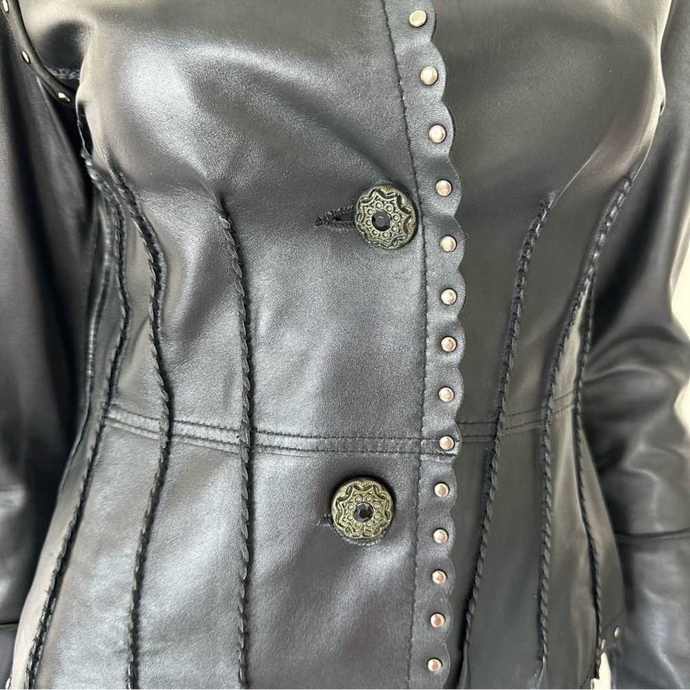 Other Women leather jacket size S - image 2