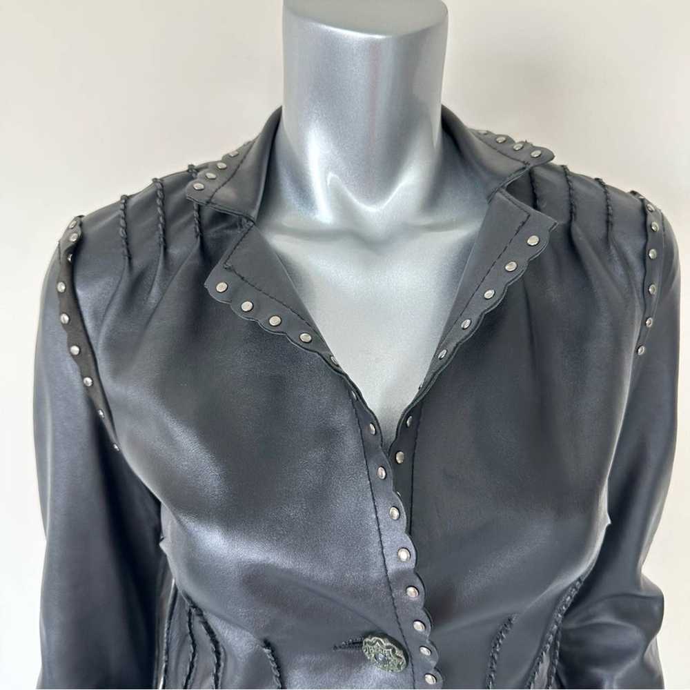 Other Women leather jacket size S - image 3