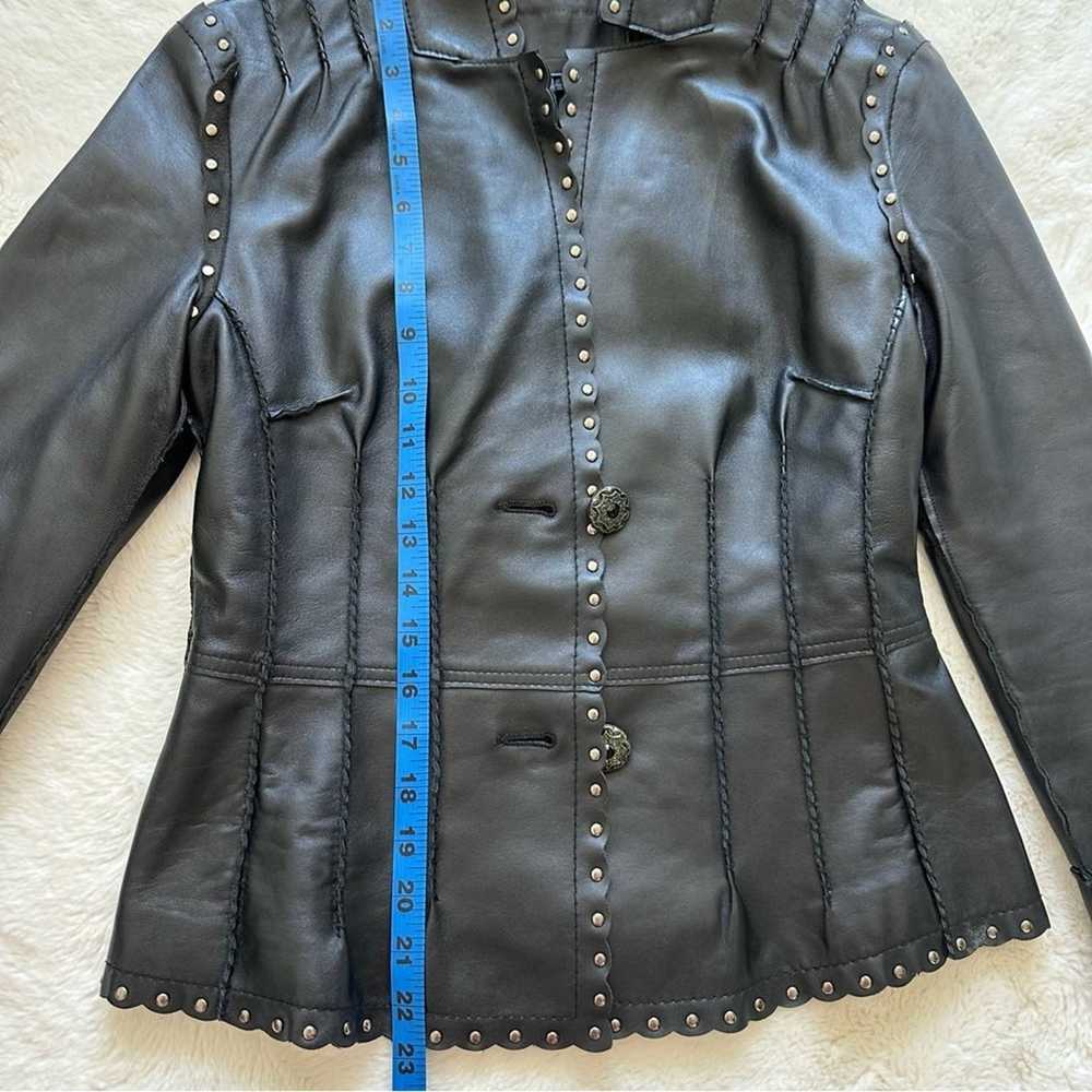 Other Women leather jacket size S - image 9