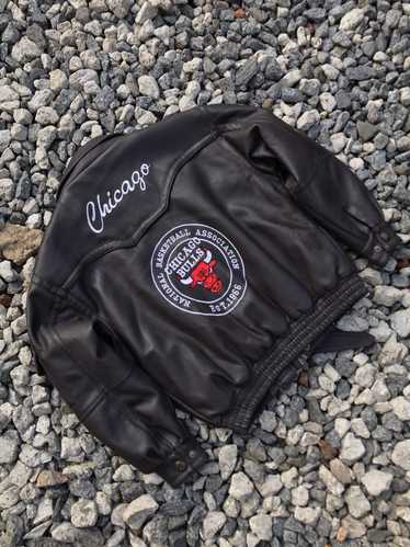 NBAA-A1 (NBA Essentials aberdeen letterman jacket bulls black