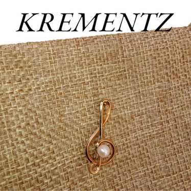 Vintage VINTAGE "KREMENTZ" YELLOW GOLD FILLED & P… - image 1