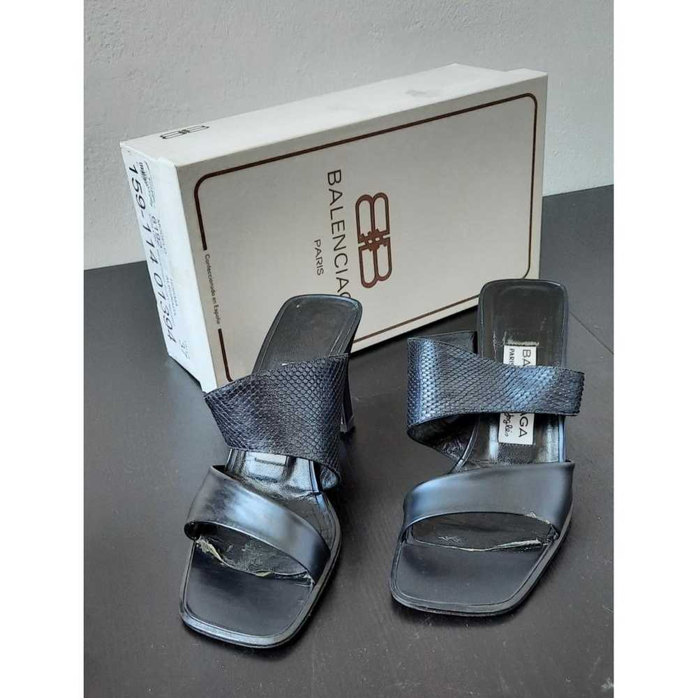 Balenciaga Cloth sandals - image 8