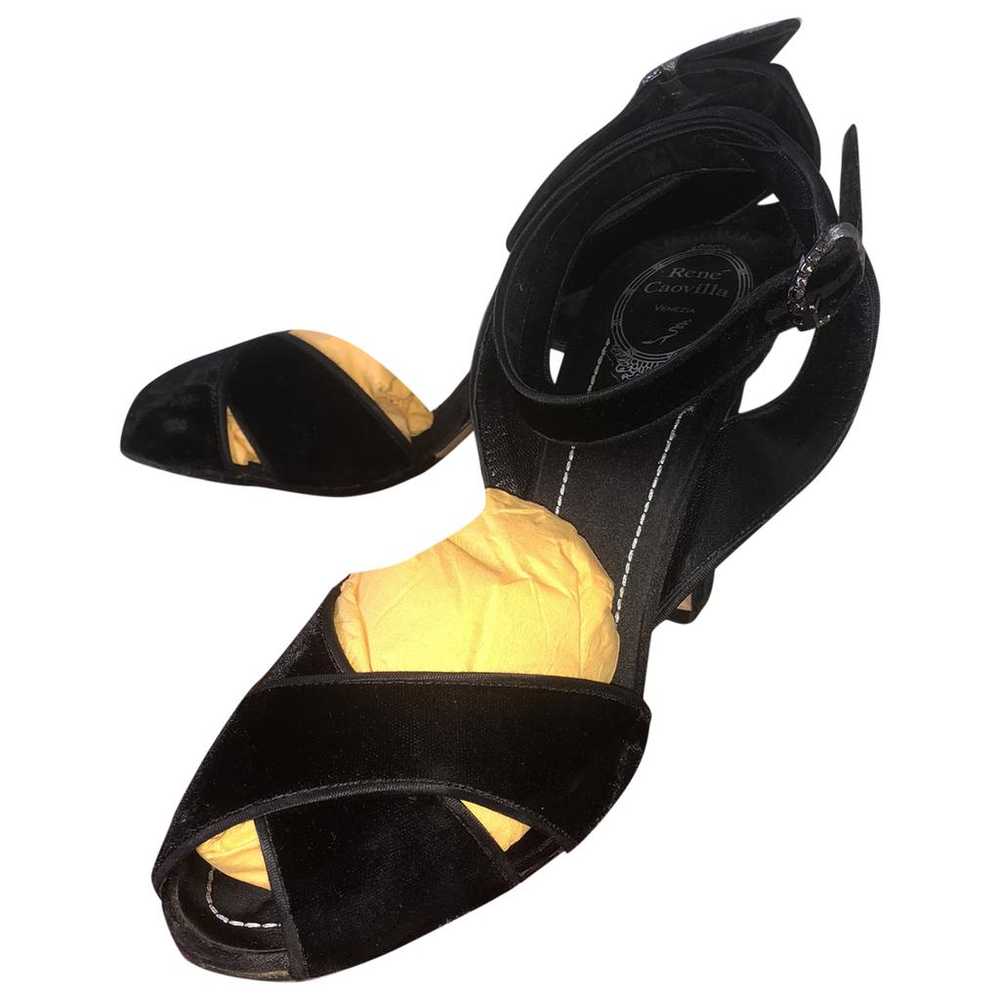 Rene Caovilla Velvet heels - image 1