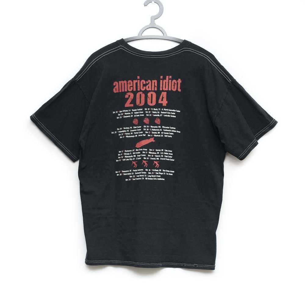 Tour Tee × Vintage Green Day American Idiot 2004 … - image 2