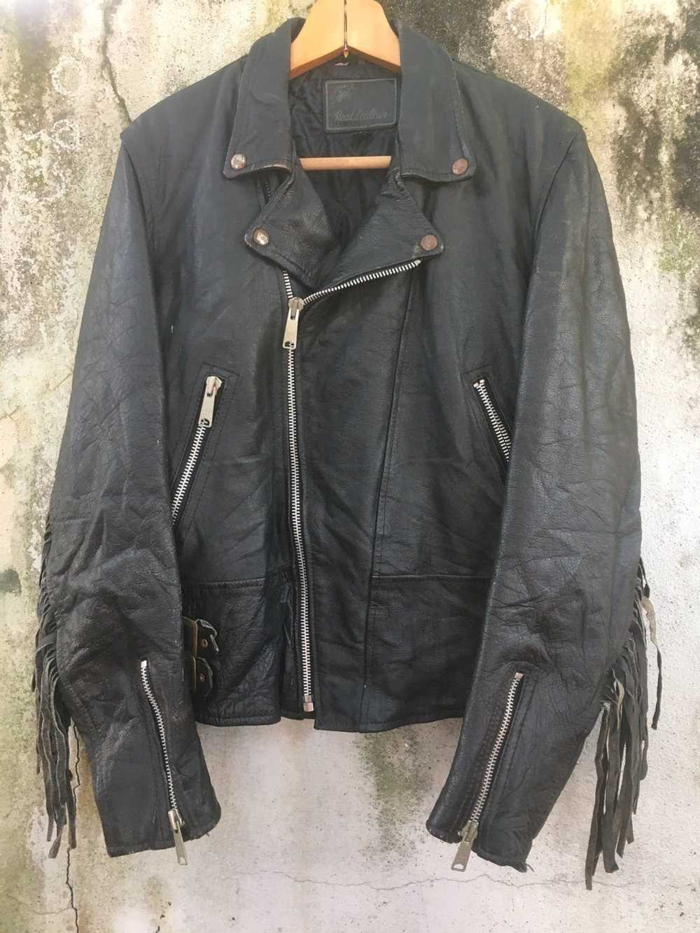 Leather Jacket × Seditionaries × Vintage Real Lea… - image 1