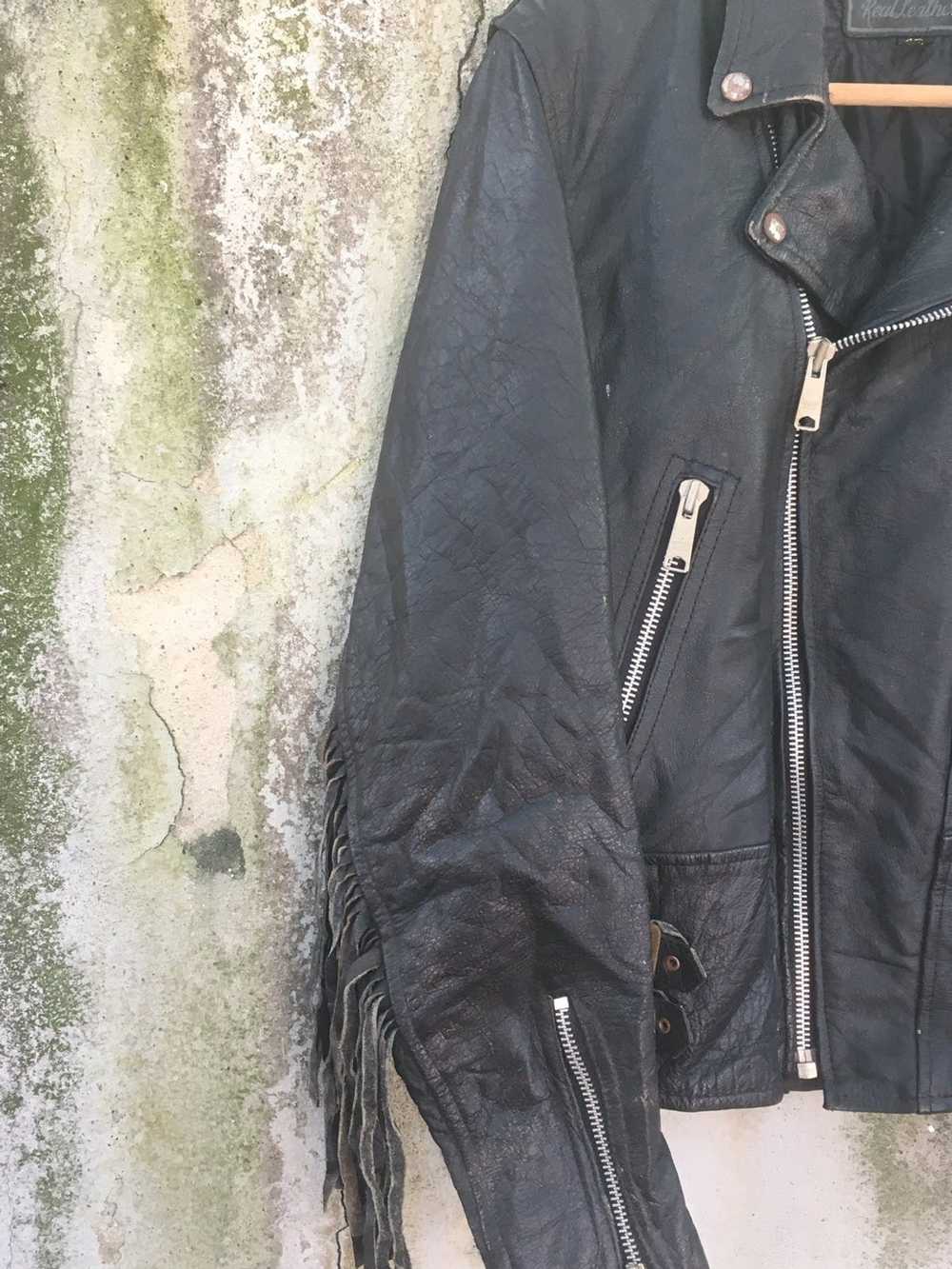 Leather Jacket × Seditionaries × Vintage Real Lea… - image 2
