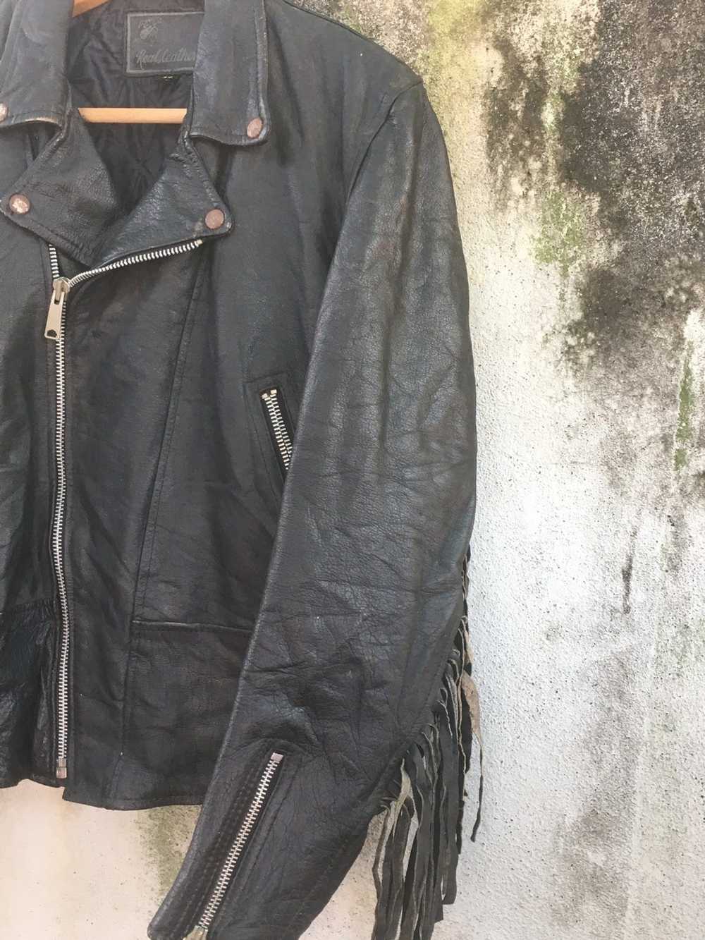 Leather Jacket × Seditionaries × Vintage Real Lea… - image 3