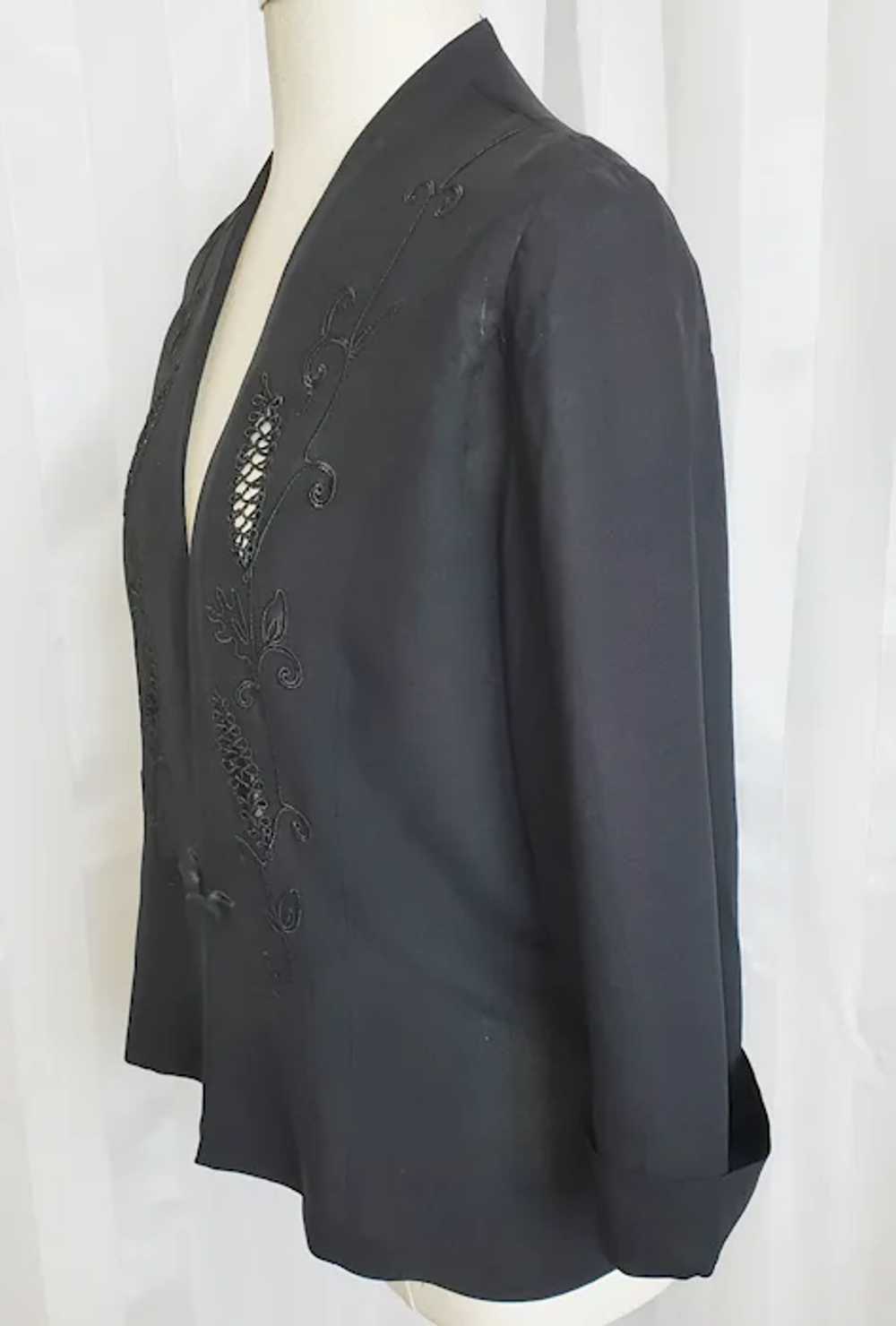 1930's - 40's Avant Garde Elegant Evening Jacket - image 6
