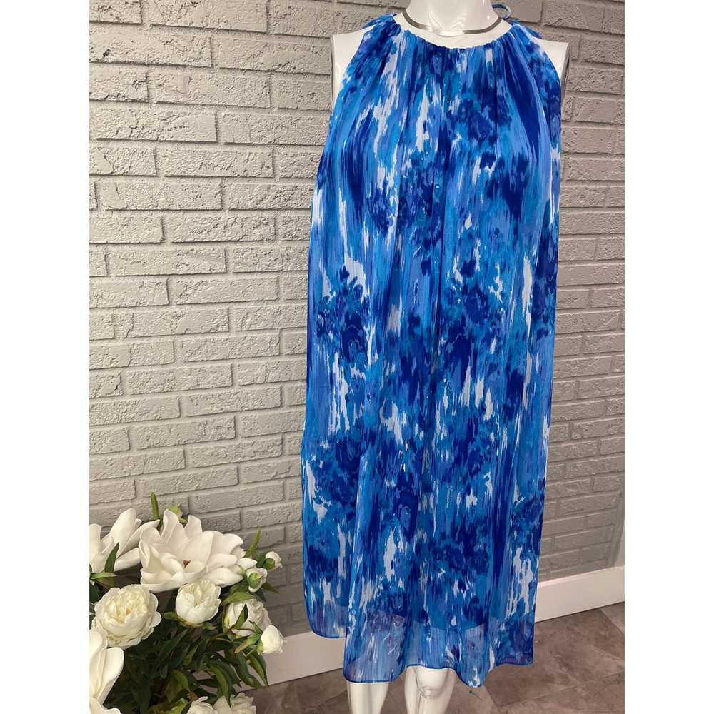 Isaac Mizrahi Isaac Mizrahi Shades Of Blue Sleeveless Gem