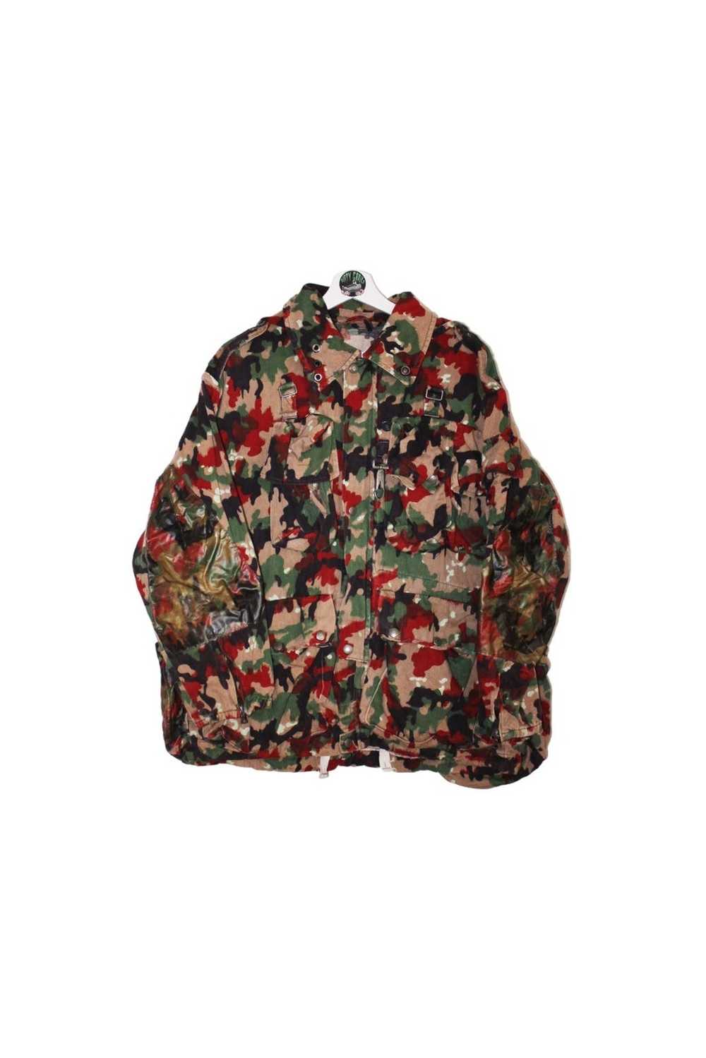 Camo × Vintage Vintage 70s Swiss Army Alpenflage … - image 1