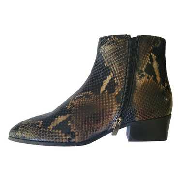 Aquatalia Leather ankle boots