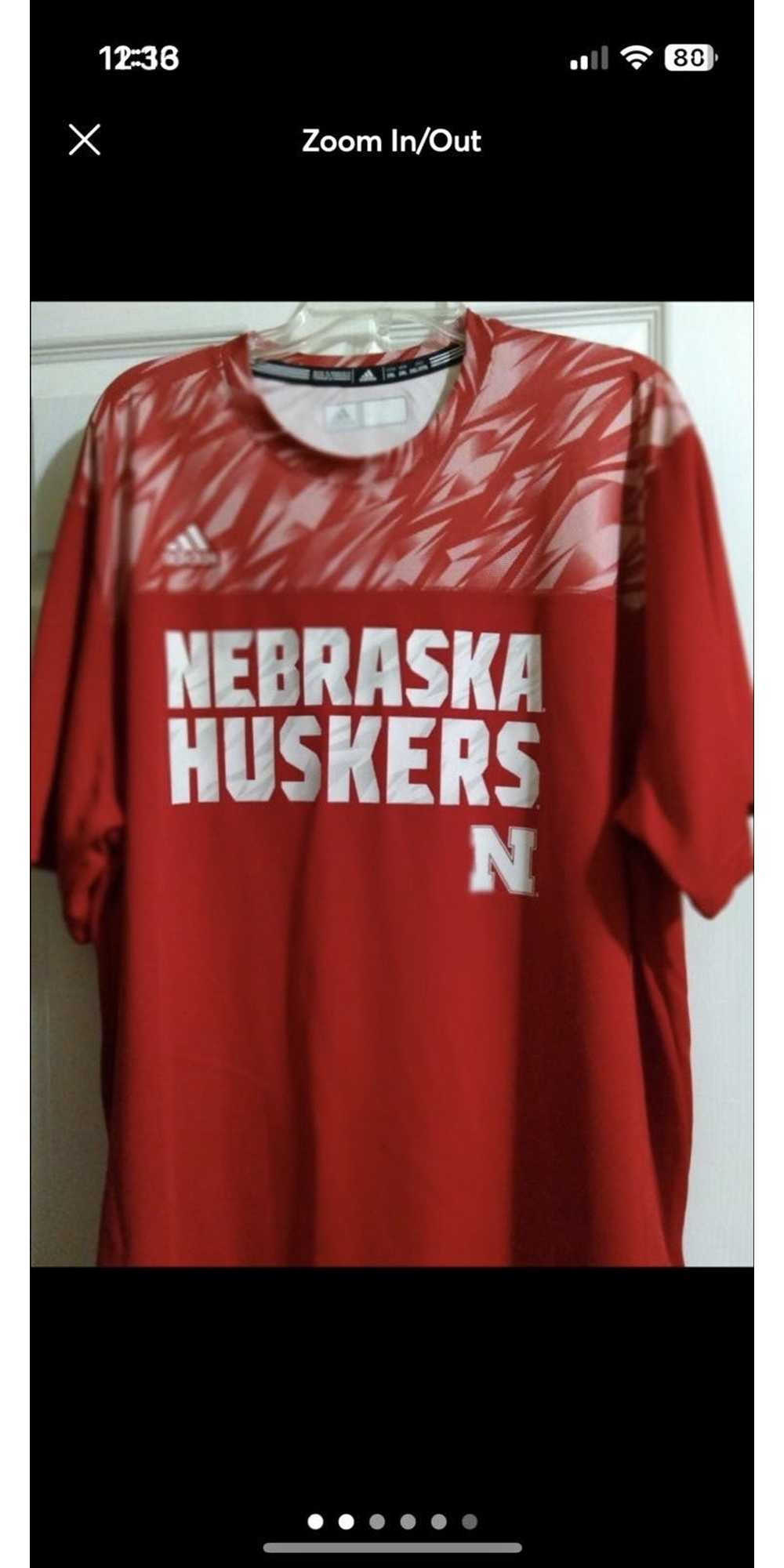 Adidas Adidas 2xl Nebraska Cornhuskers Jersey - image 1