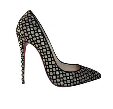 Christian Louboutin Glitter Velvet Net So Kate 120 - image 1