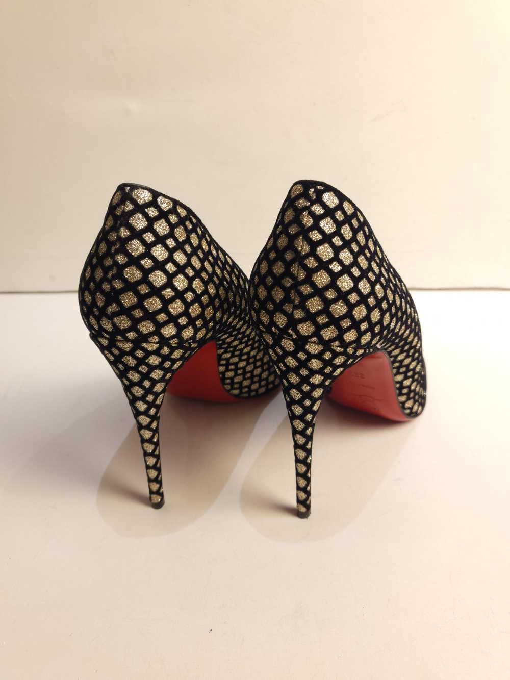 Christian Louboutin Glitter Velvet Net So Kate 120 - image 3