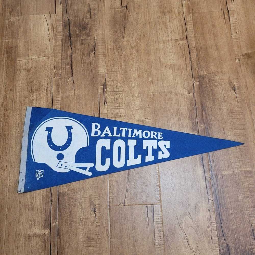 Indianapolis Colts Football Vintage Pennant Official NFL Merchandise Trench  MFG