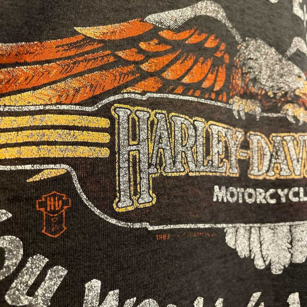 Harley Davidson × Vintage 1983 true vintage Harle… - image 2