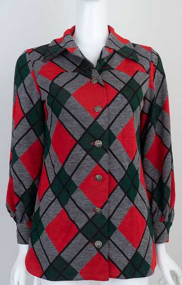 1960s Argyle Jacket