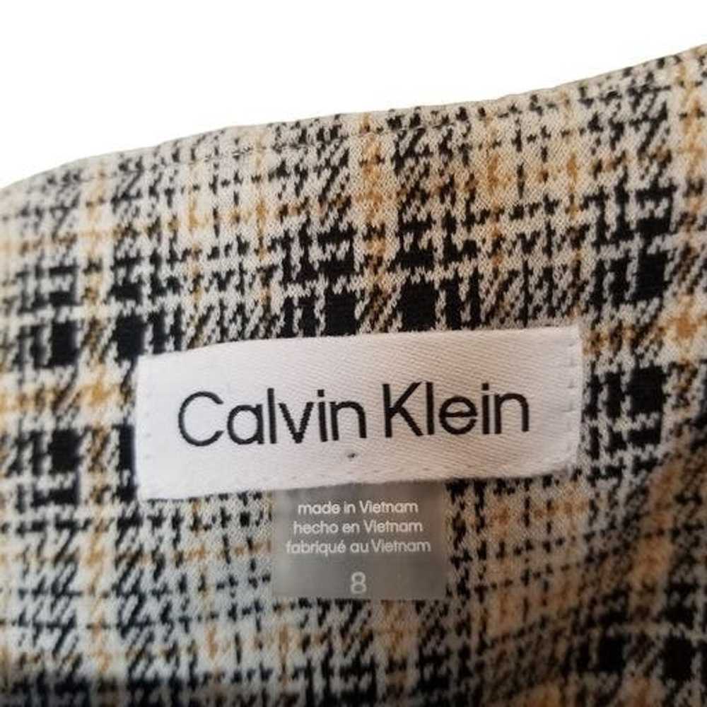 Calvin Klein Calvin Klein 8 Plaid 3/4 Sleeves Puf… - image 7