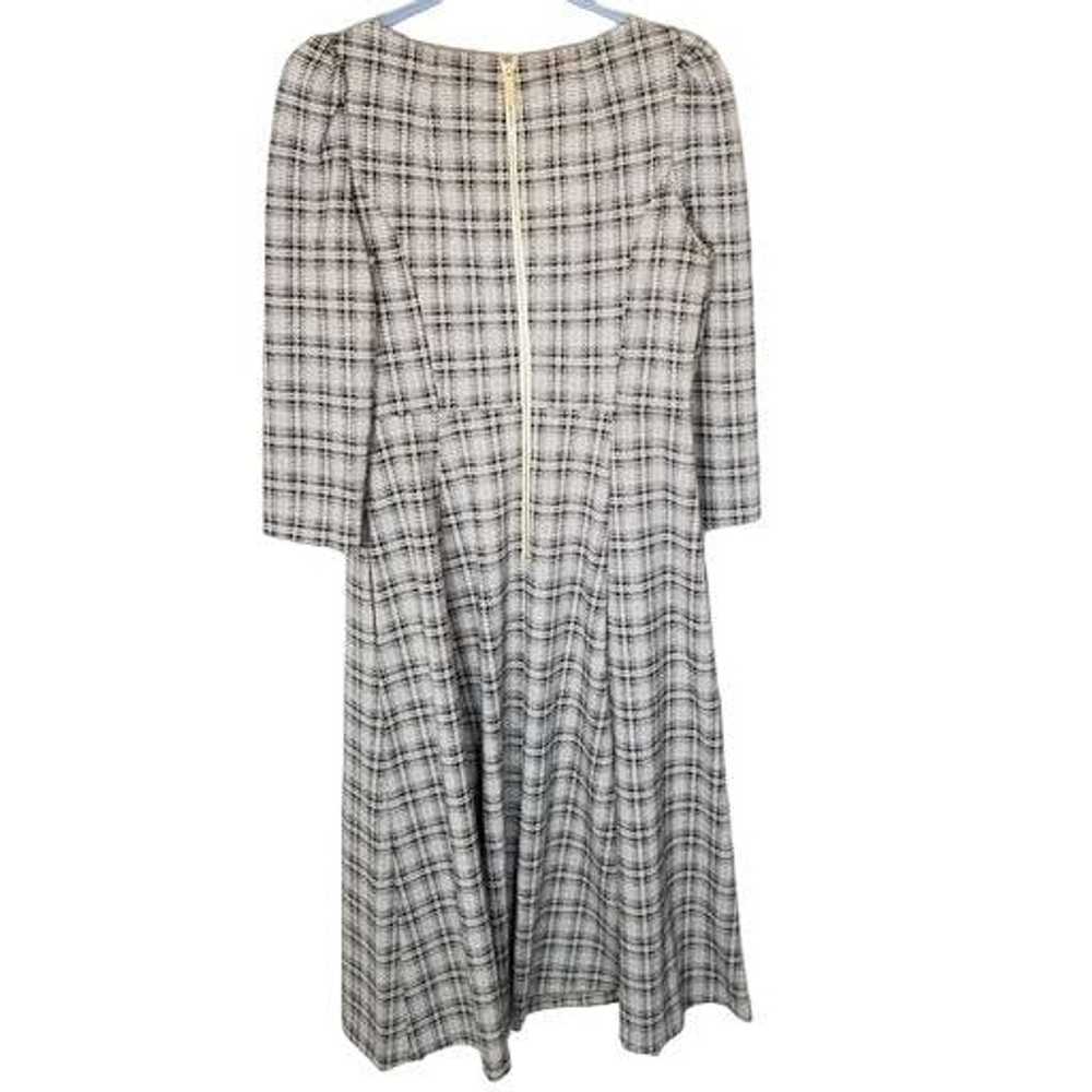 Calvin Klein Calvin Klein 8 Plaid 3/4 Sleeves Puf… - image 9