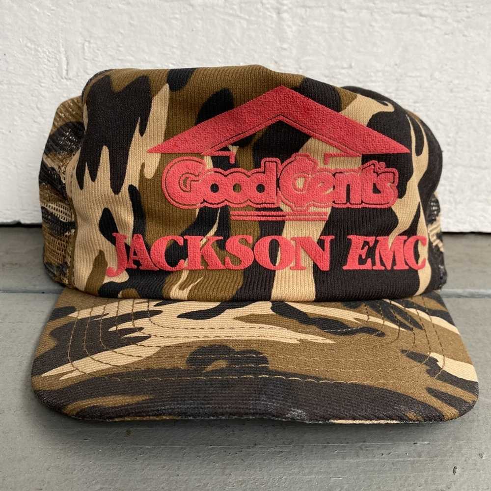 vintage trucker hat camouflage - Gem