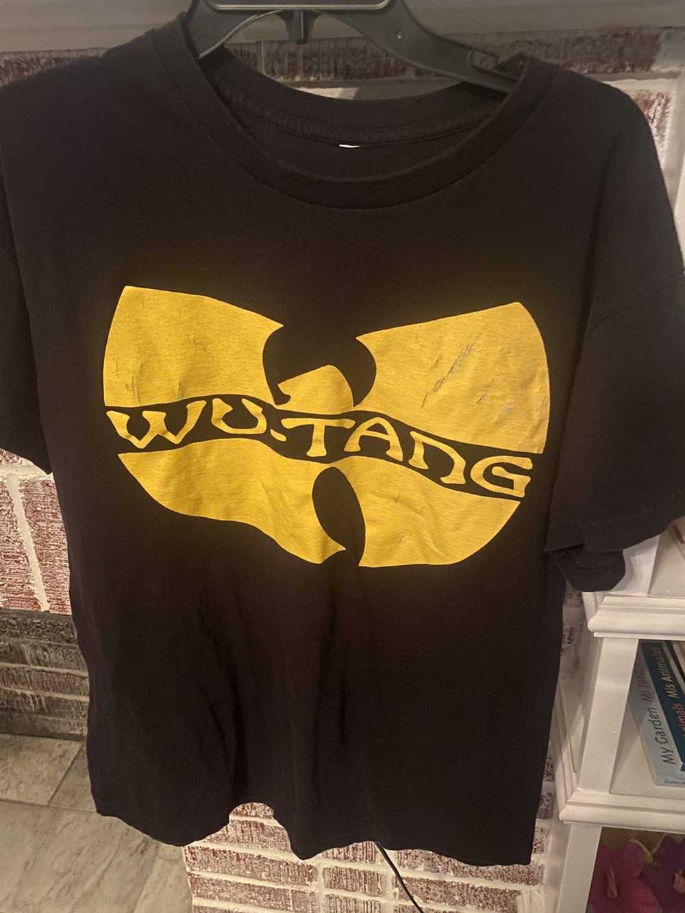 Rap Tees × Streetwear × Vintage 90s Wu Tang Tee - image 4