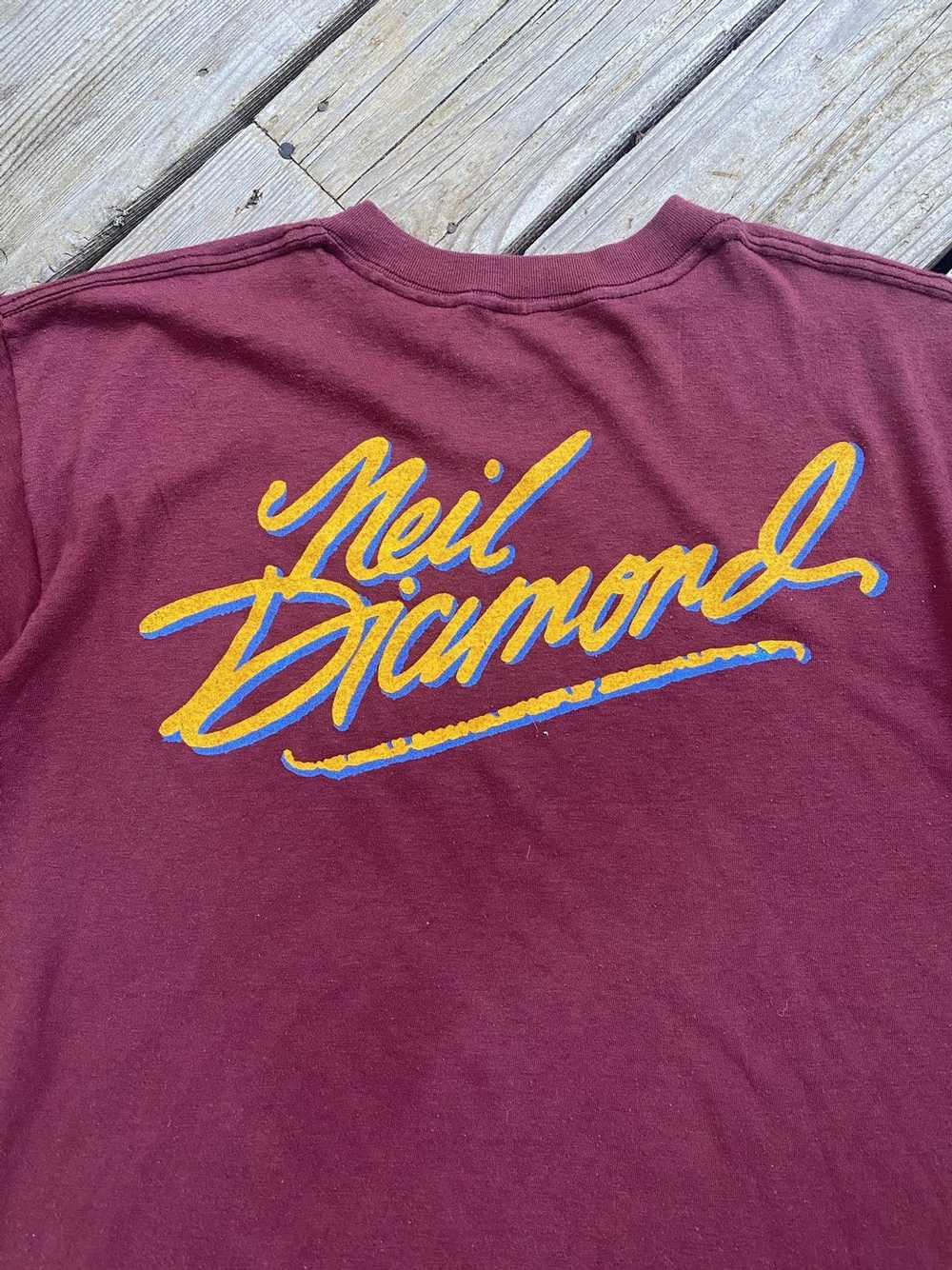 Band Tees × Made In Usa × Vintage 80’s Neil Diamo… - image 4