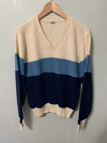 Coloured Cable Knit Sweater × Vintage Vintage Carp