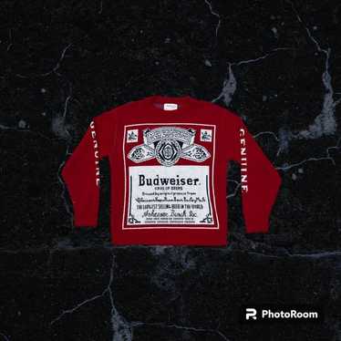 Budweiser Budweiser Full Graphic Knitwear Longsle… - image 1