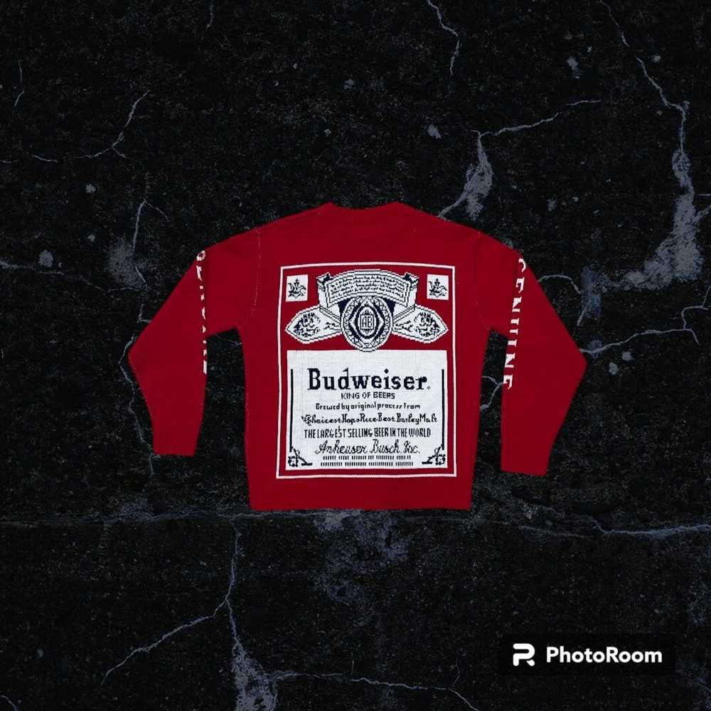 Budweiser Budweiser Full Graphic Knitwear Longsle… - image 2