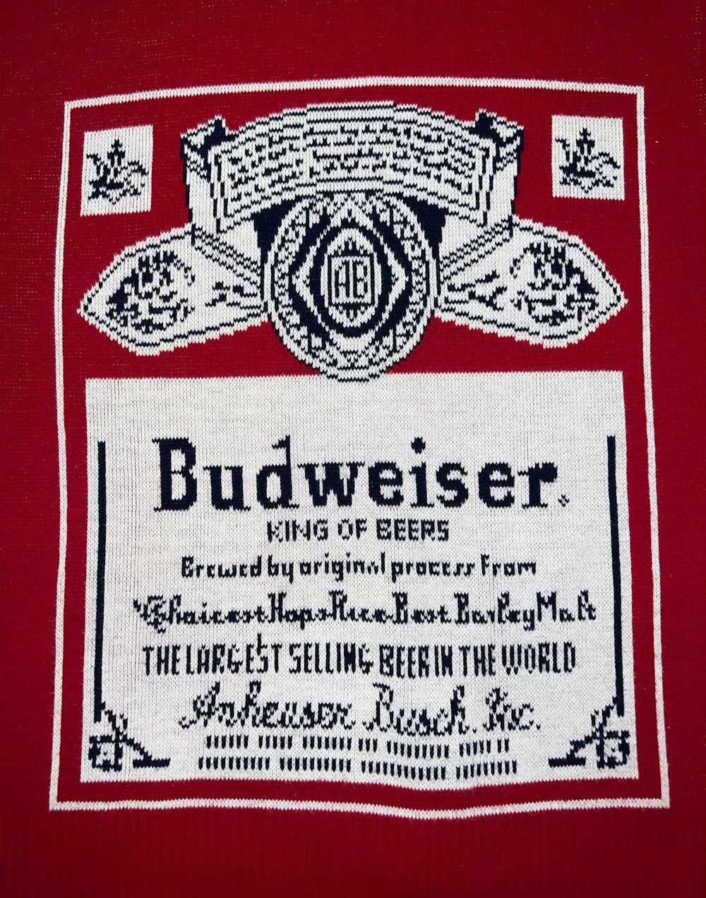 Budweiser Budweiser Full Graphic Knitwear Longsle… - image 3