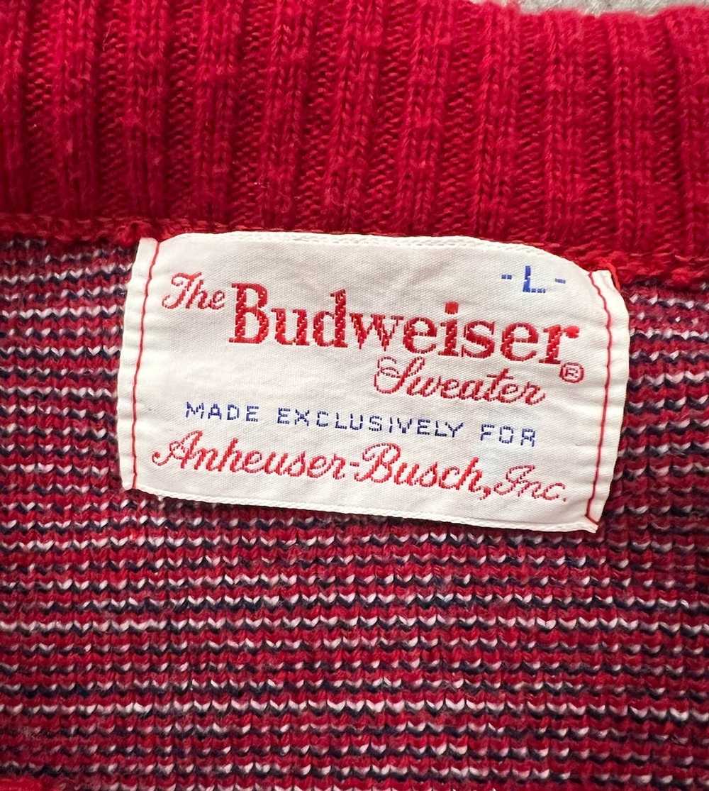 Budweiser Budweiser Full Graphic Knitwear Longsle… - image 5