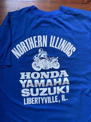 Screen Stars Honda Suzuki Yamaha motorcycle tee