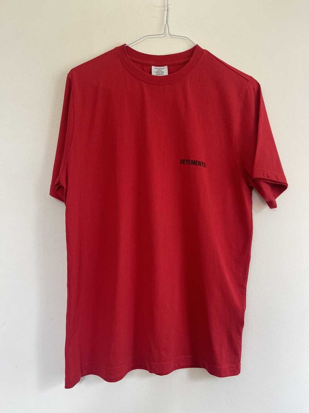 Vetements Vetements double sided Logo TEE - image 5