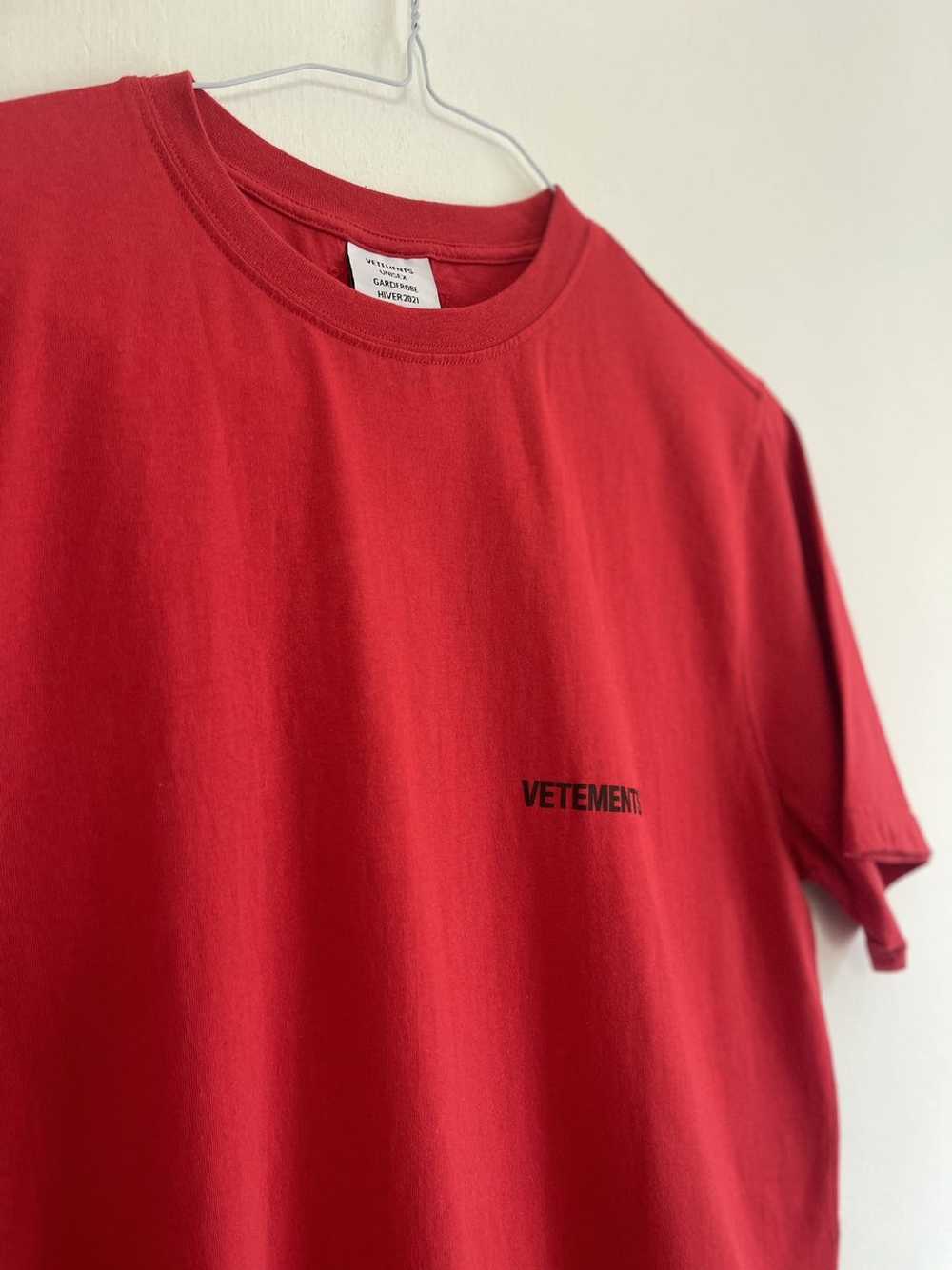 Vetements Vetements double sided Logo TEE - image 6