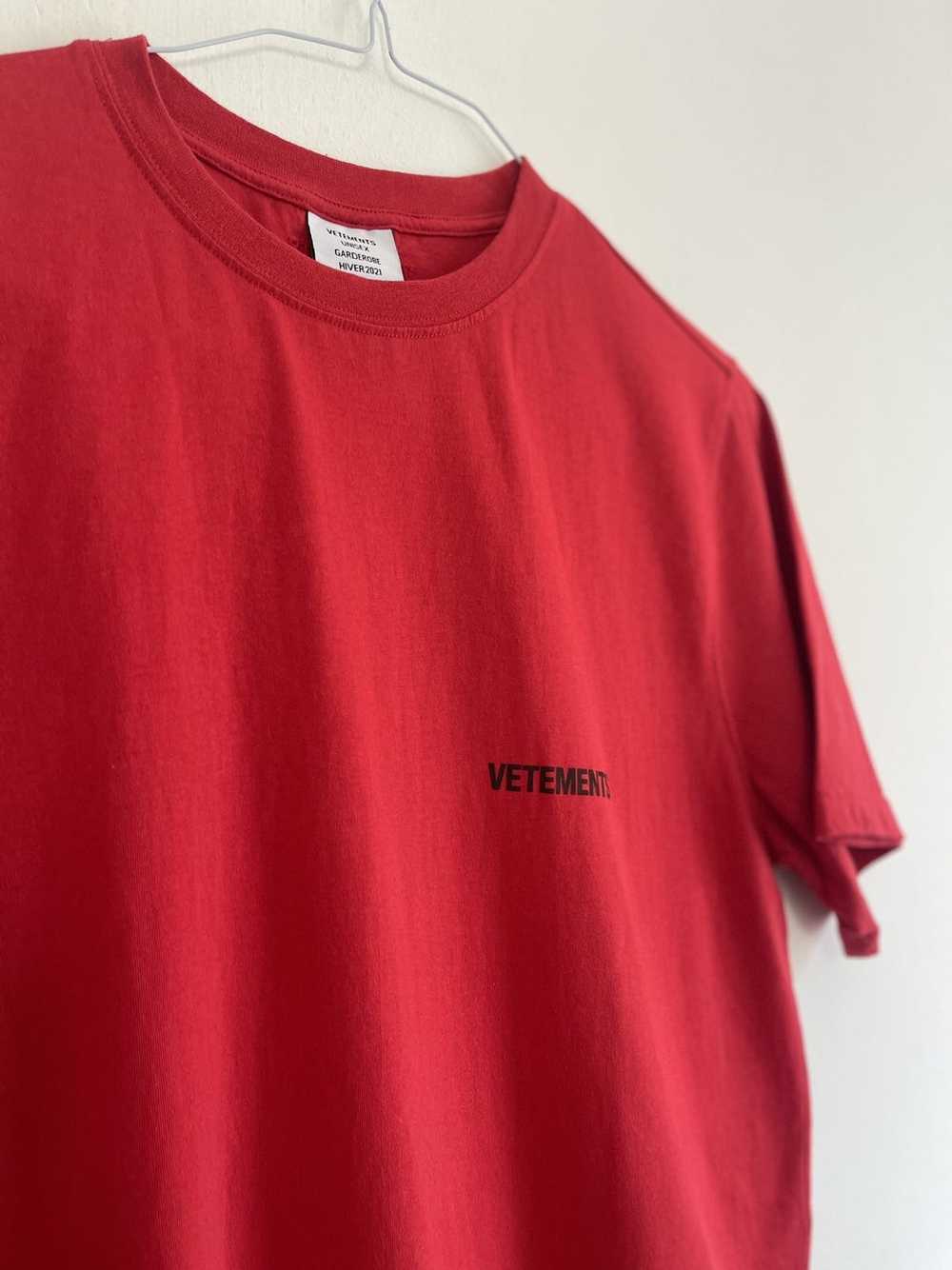 Vetements Vetements double sided Logo TEE - image 7