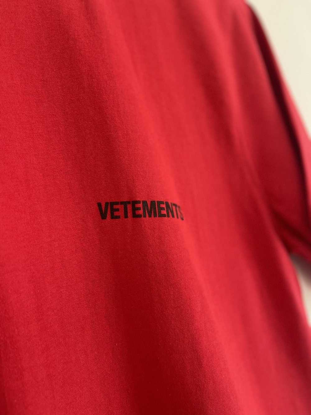 Vetements Vetements double sided Logo TEE - image 8