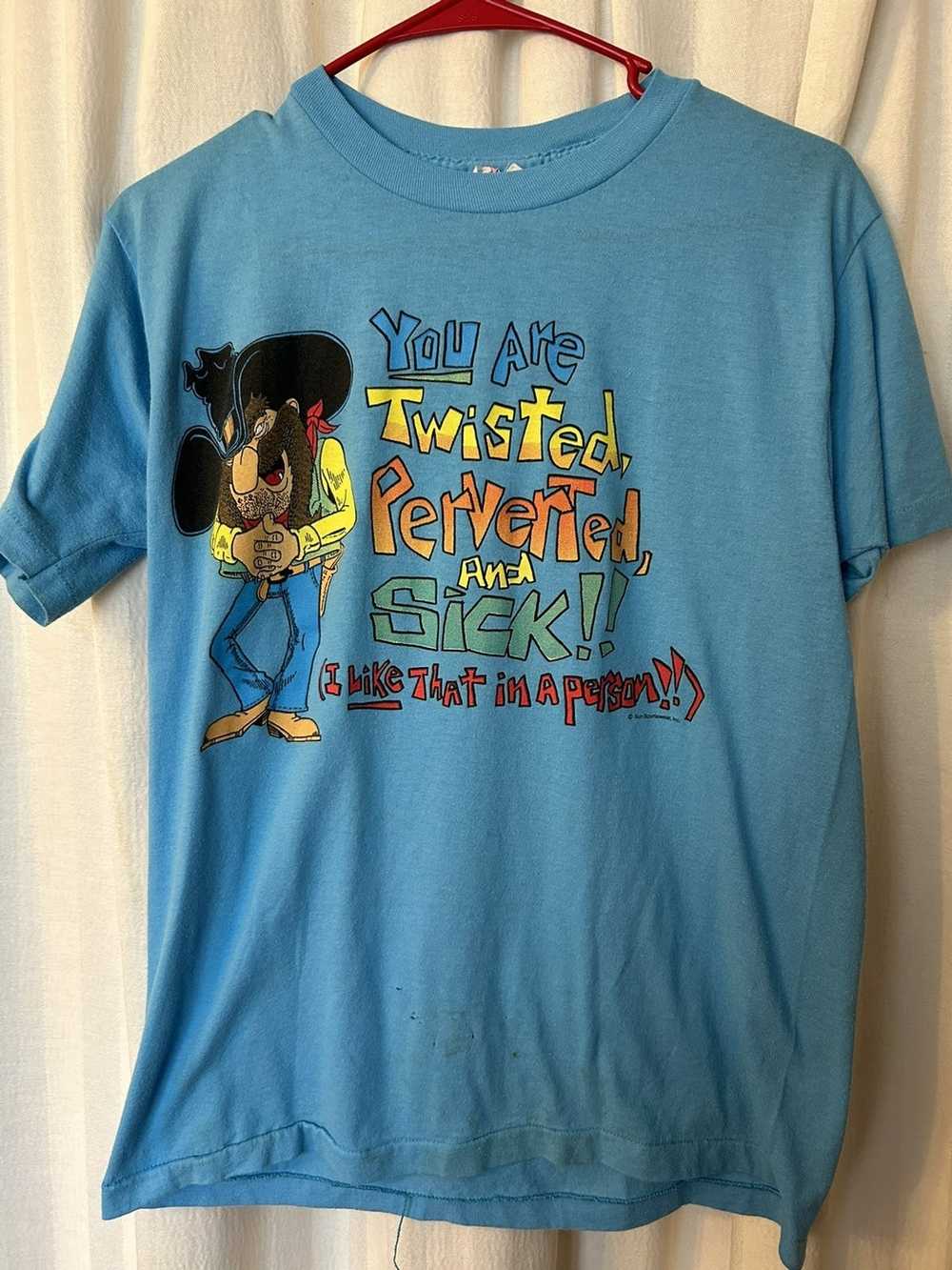 Vintage Tee: vintage 70’s twisted perverted sick …i l… - Gem