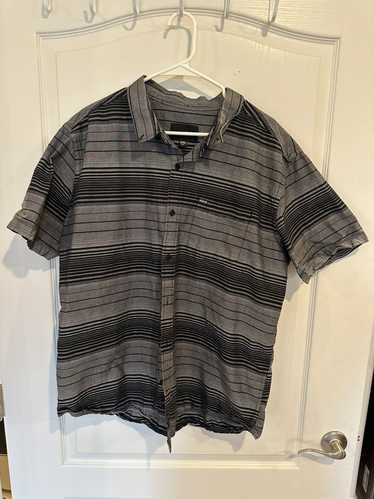 Hurley Hurley men’s striped short sleeve button up