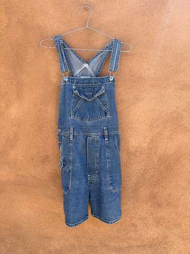 Denim Overall Shorts by Code Bleu