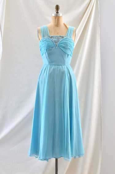 1950's Emma Domb Blue Dress - image 1
