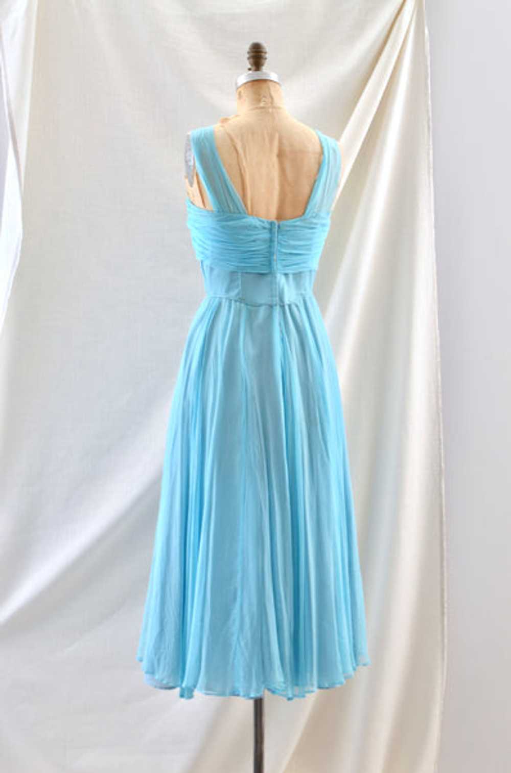 1950's Emma Domb Blue Dress - image 6