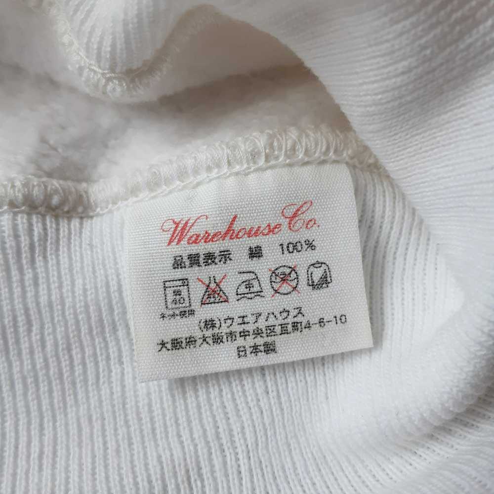 Warehouse Warehouse Co Japan White Hoodie 86 Size… - image 10