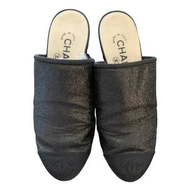 Chanel Tweed sandal
