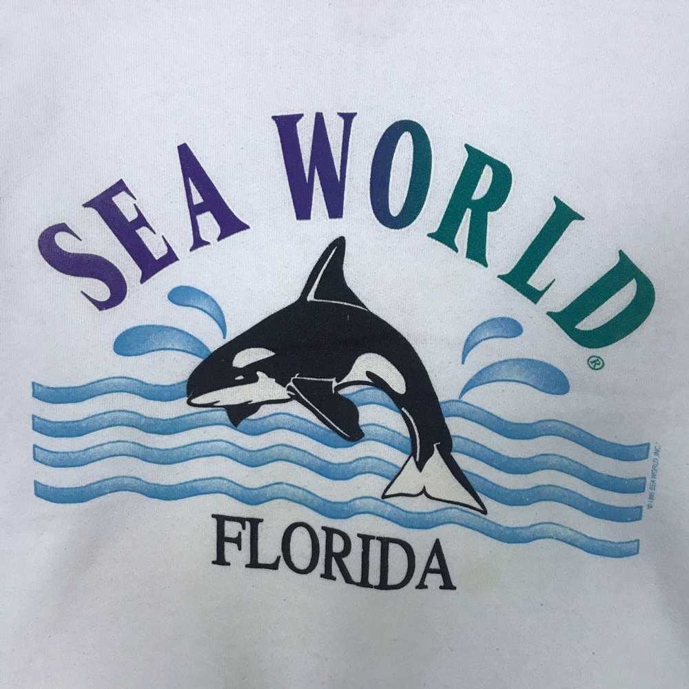 Fruit Of The Loom Vintage 90s Sea World Florida D… - image 3