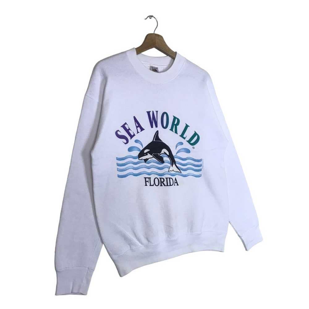 Fruit Of The Loom Vintage 90s Sea World Florida D… - image 5