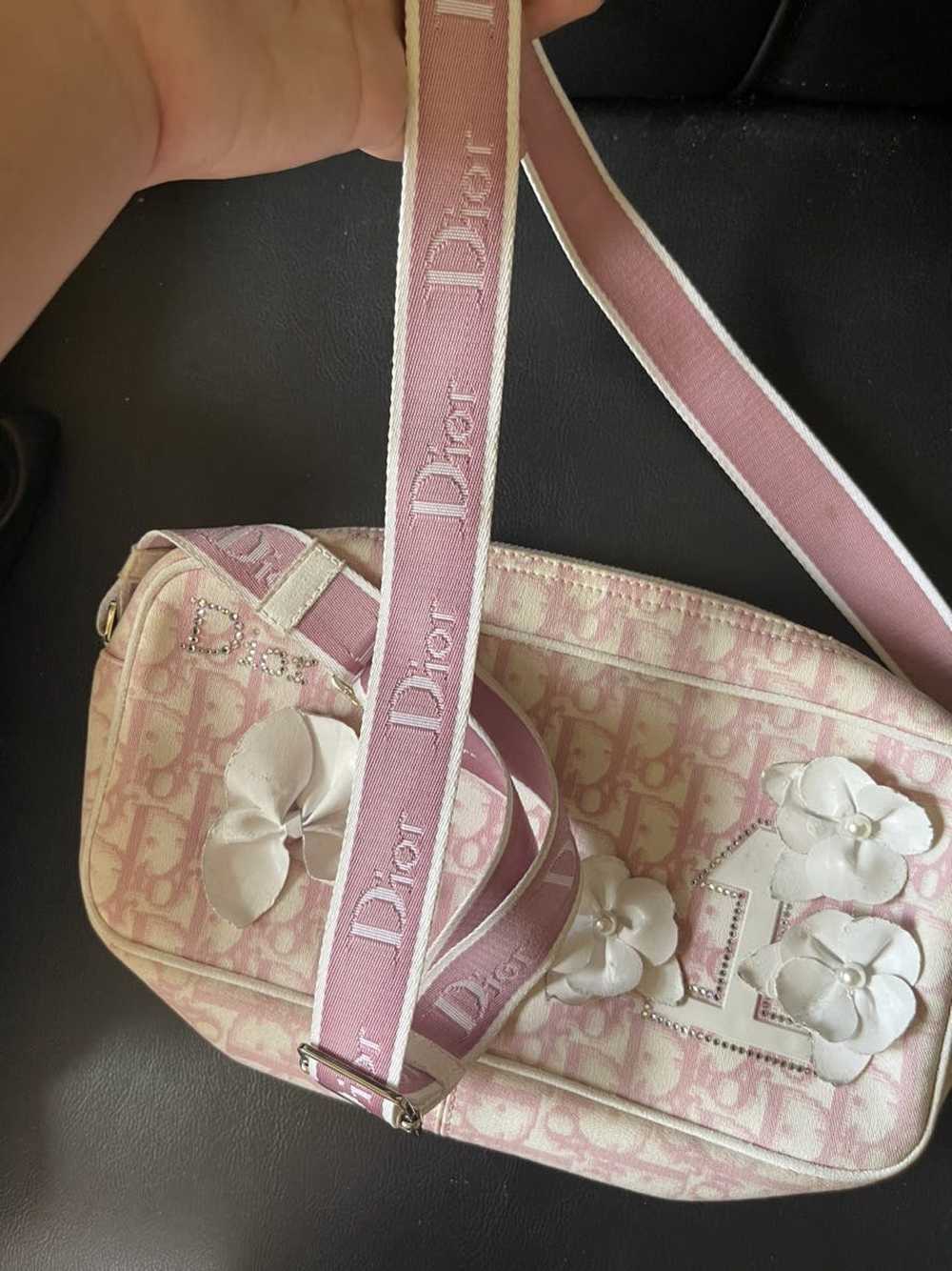 Dior Christian Dior Girly Floral Pink Monogram Sl… - image 9