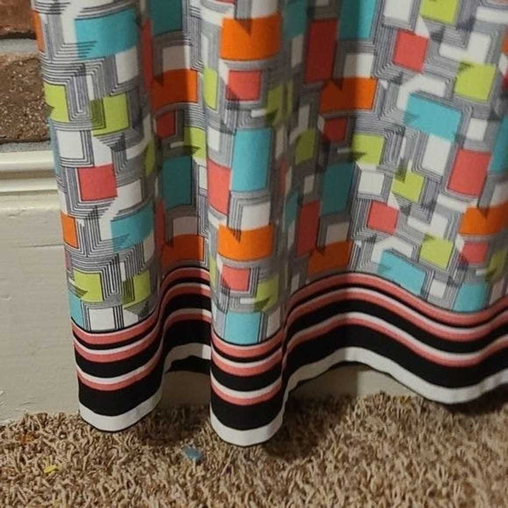 Other Scarlett Size 6 Maxi Geometric Neon Colored… - image 4