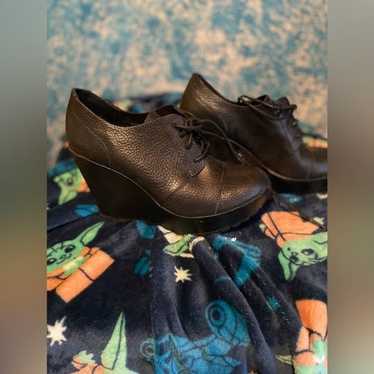 Kork-Ease Kork- Ease Black Platform Shoes