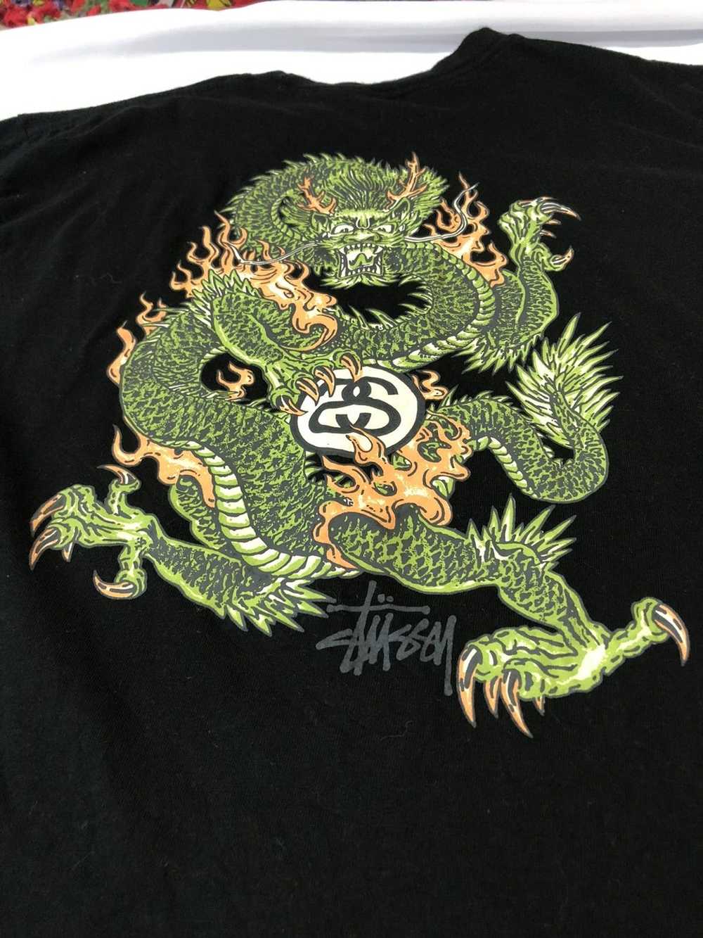 Stussy × Vintage Vintage Stussy Dragon tee - image 10